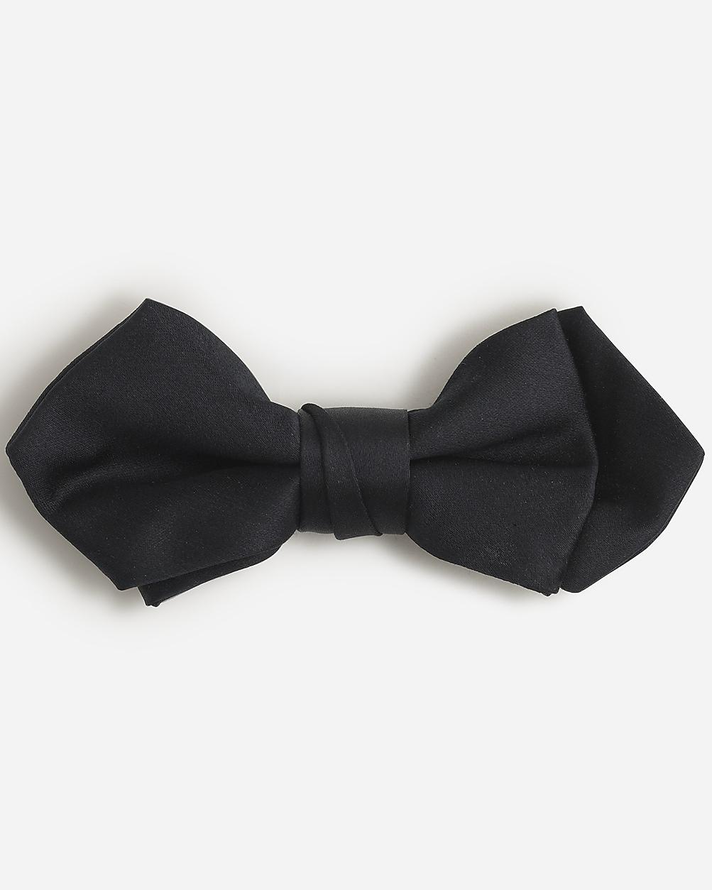 Kids' silk bow tie in black by J.CREW