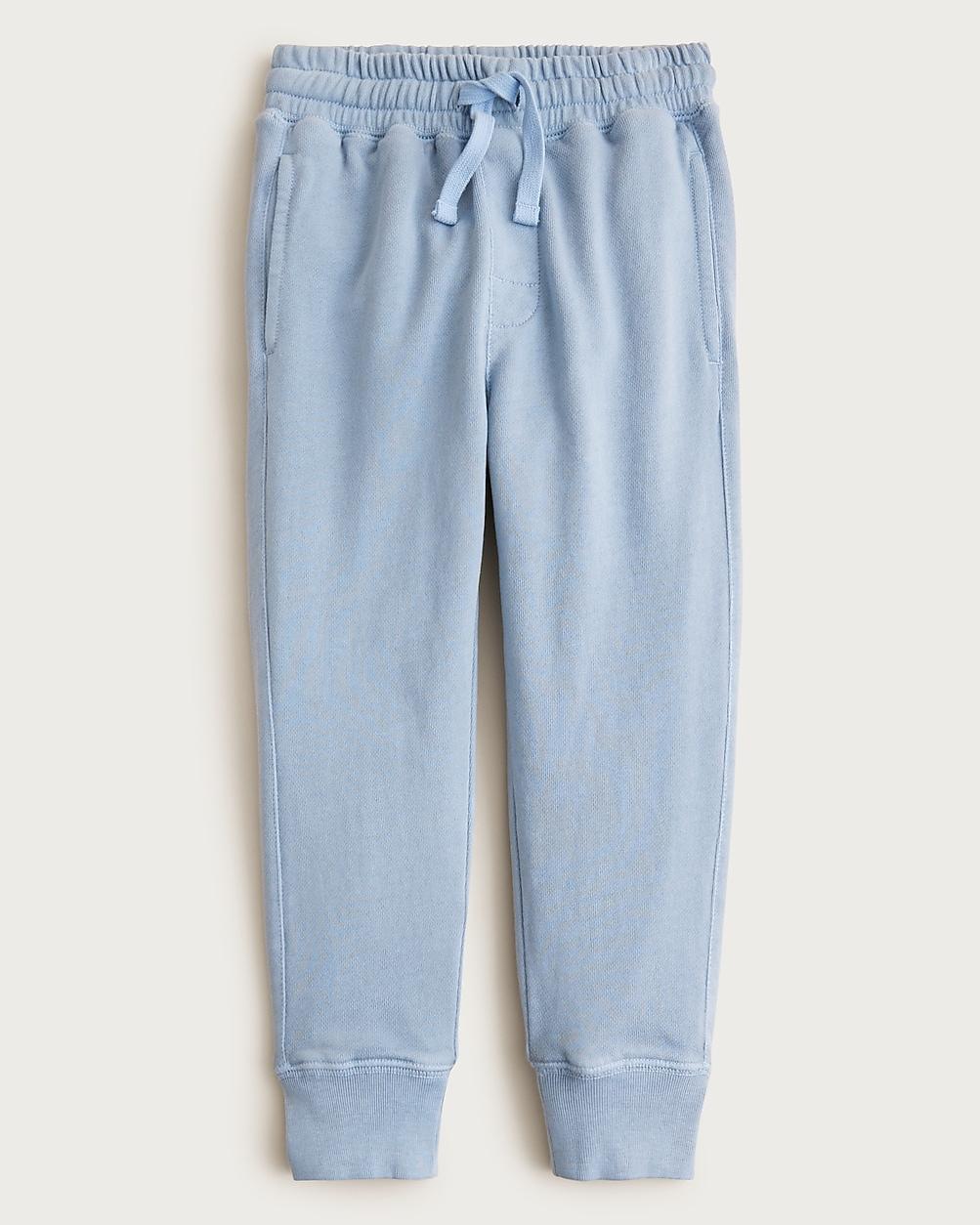 Kids' slim-slouchy jogger pant in terry by J.CREW