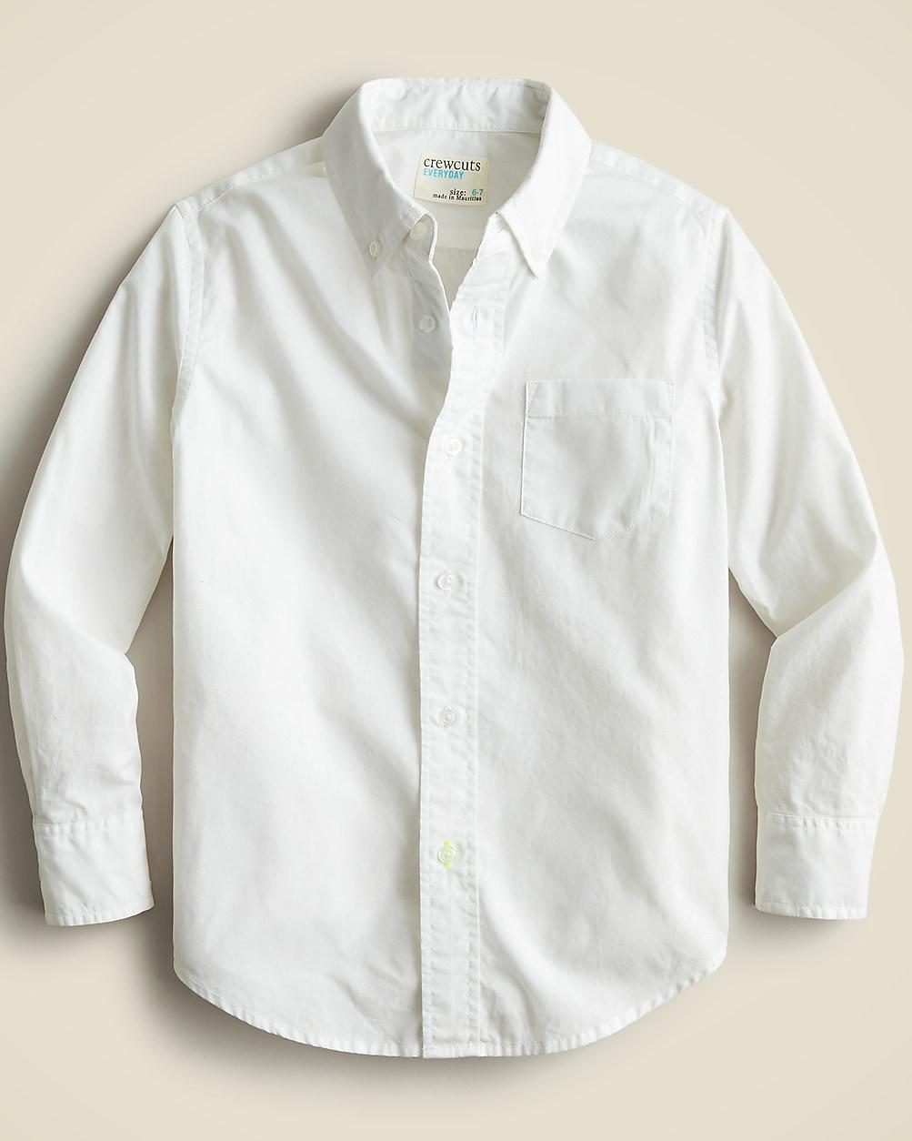 Kids' stretch poplin button-down by J.CREW