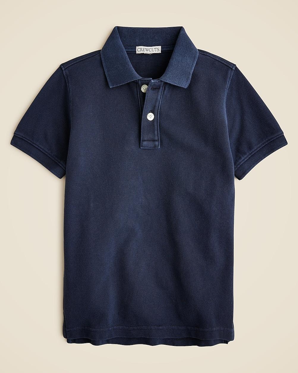 Kids' washed piqué polo shirt by J.CREW