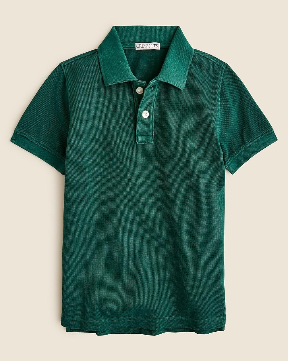 Kids' washed piqué polo shirt by J.CREW