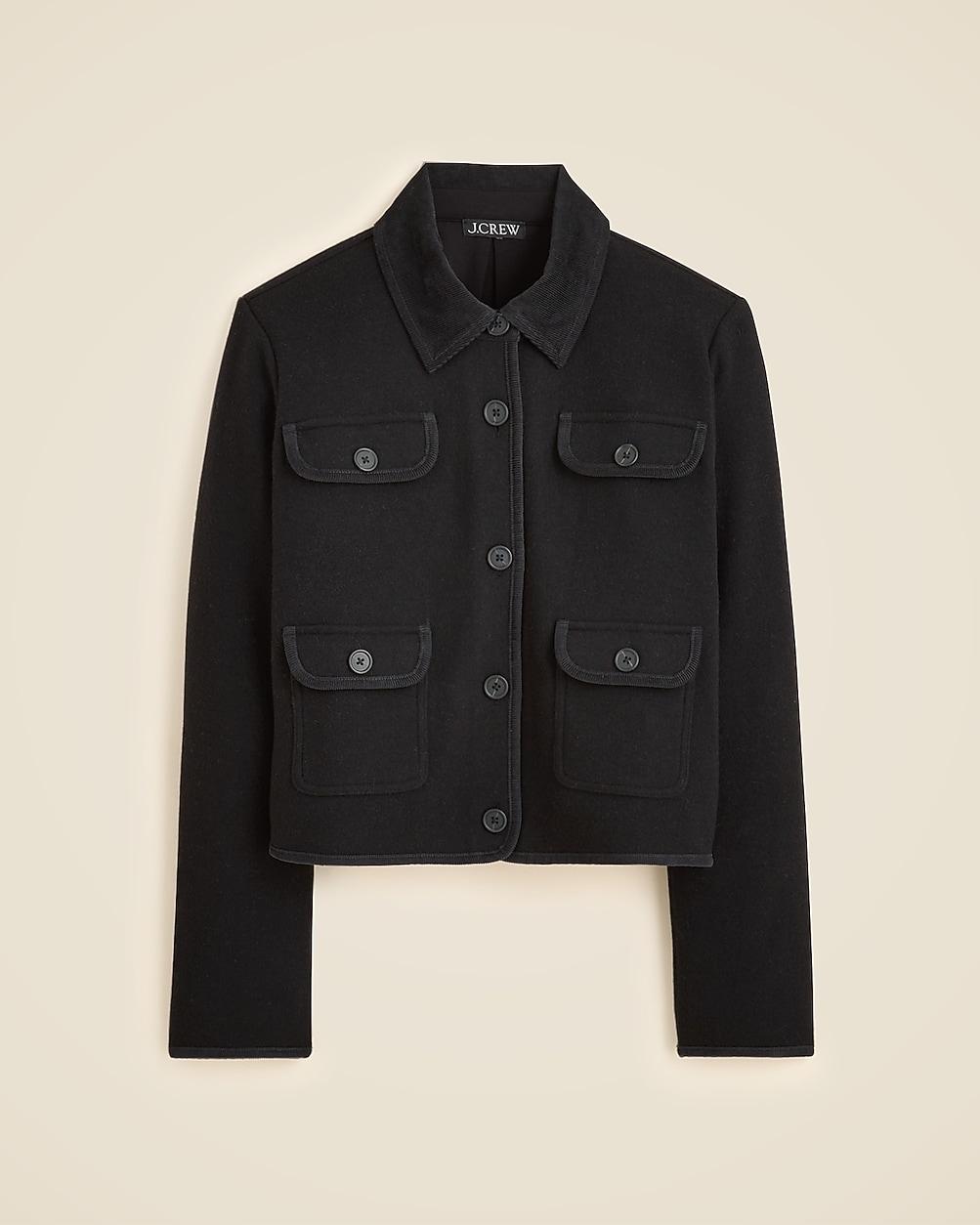 Knit jacket in wool blend by J.CREW