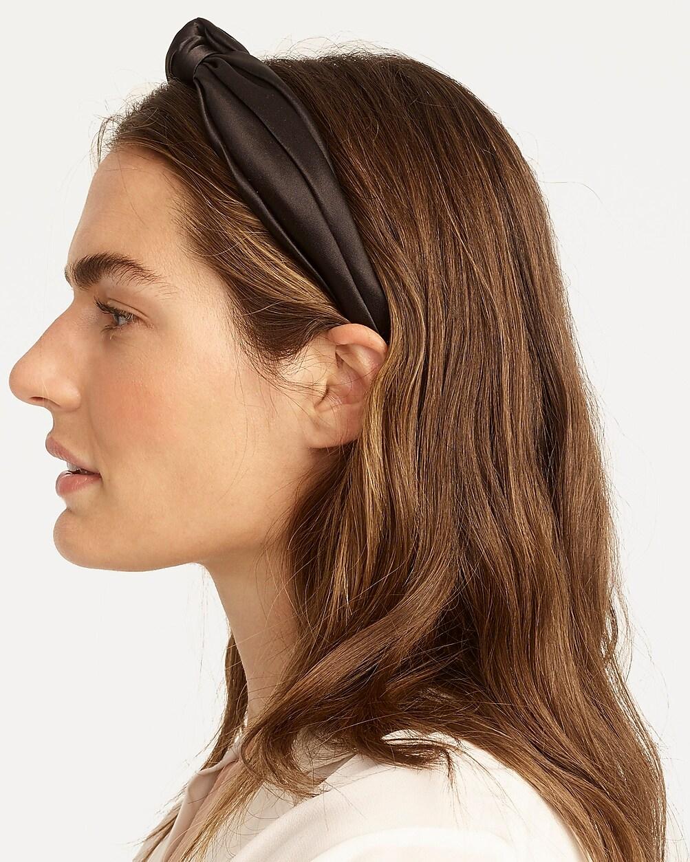 Knot headband in satin by J.CREW