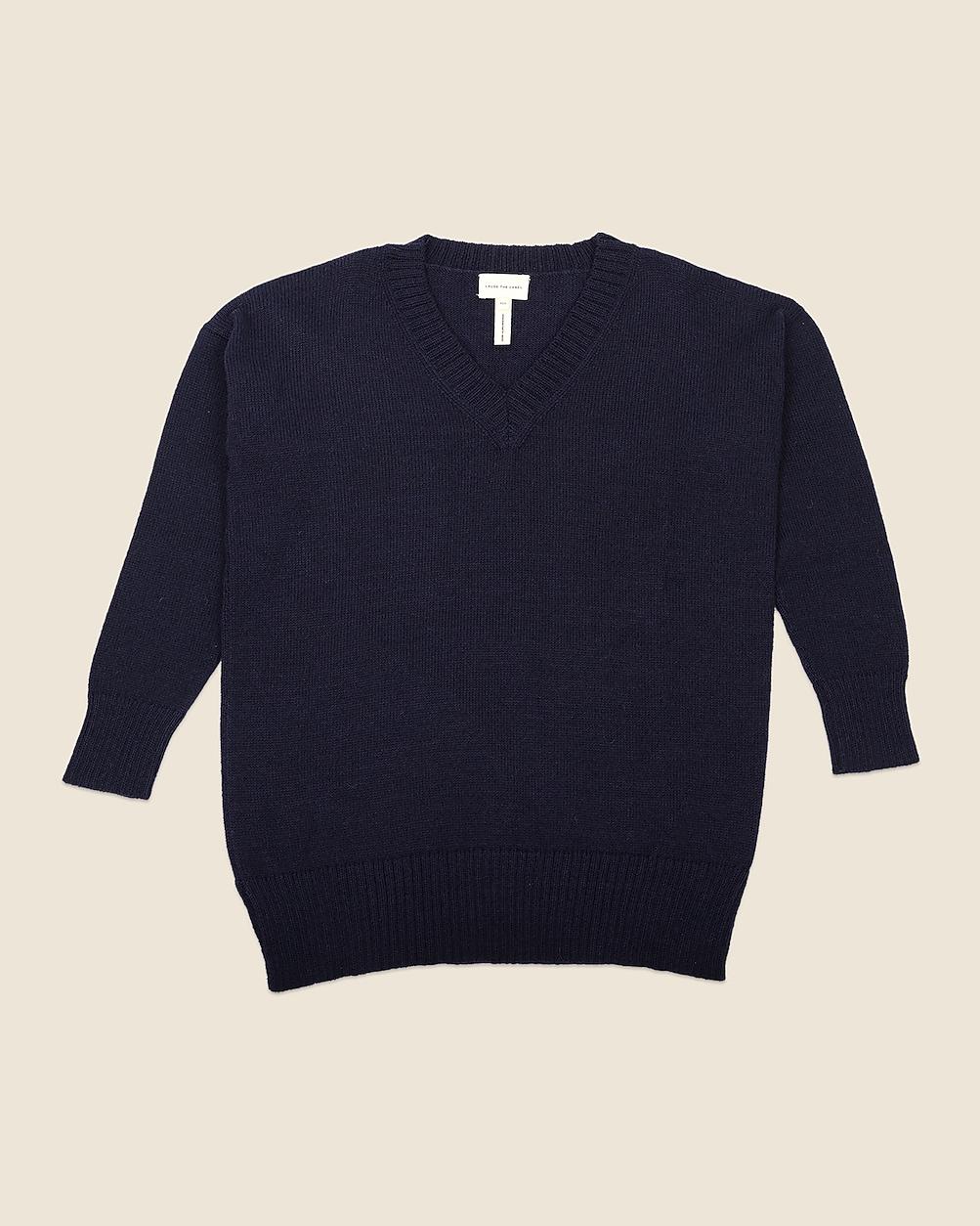 LAUDE the Label oversized V-neck sweater by J.CREW