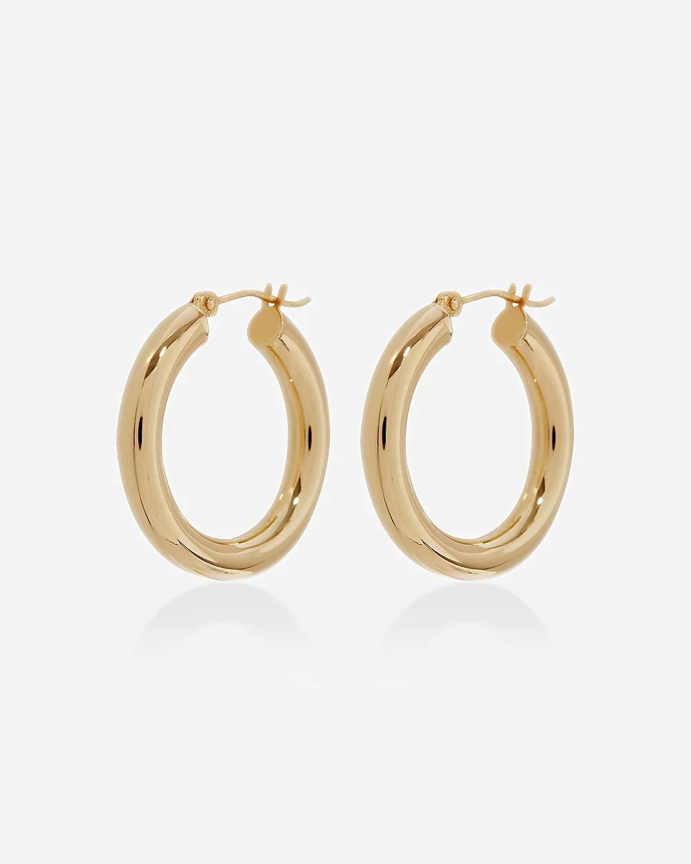 LUV AJ the real deal baby Amalfi hoops by J.CREW