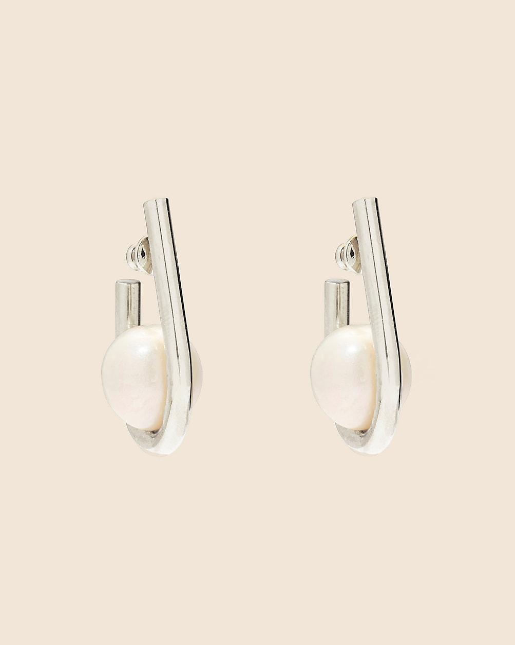 Lady Grey chaise earrings by J.CREW