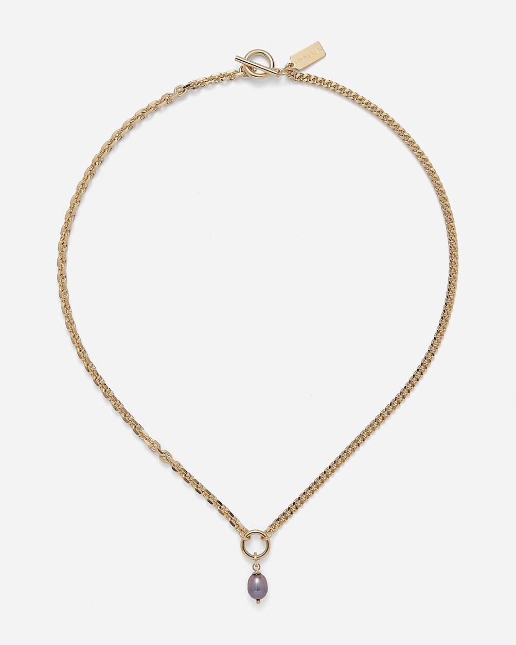 Lady Grey duo chain necklace by J.CREW