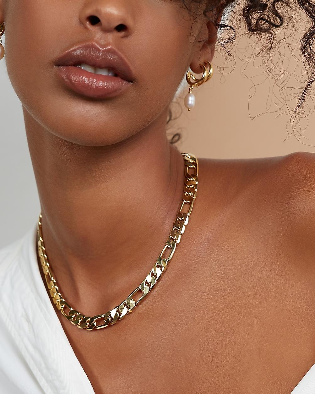 Lady Grey large Figaro necklace by J.CREW