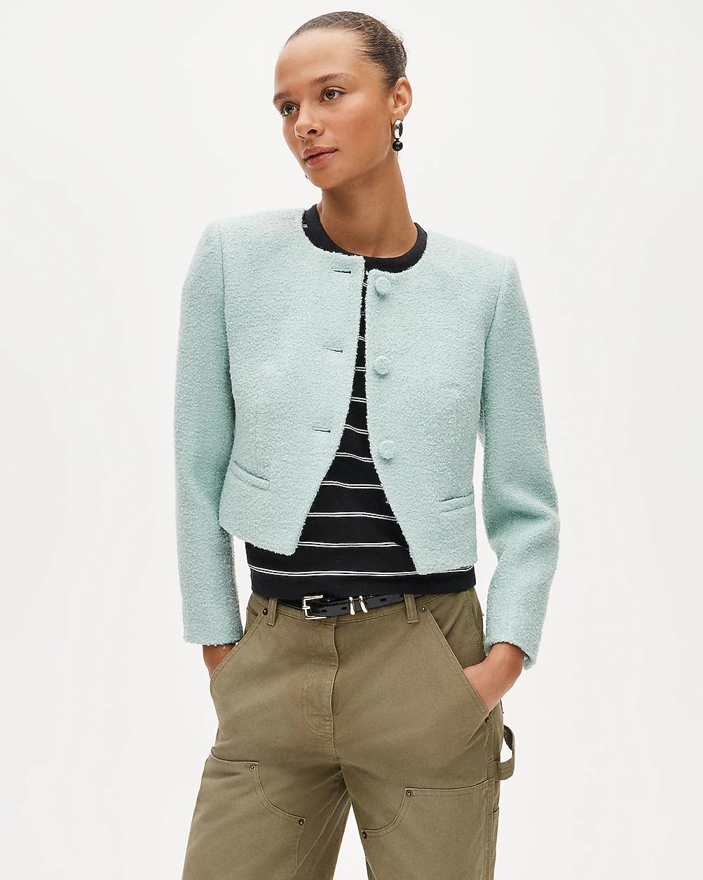 Lady jacket in bouclé tweed by J.CREW