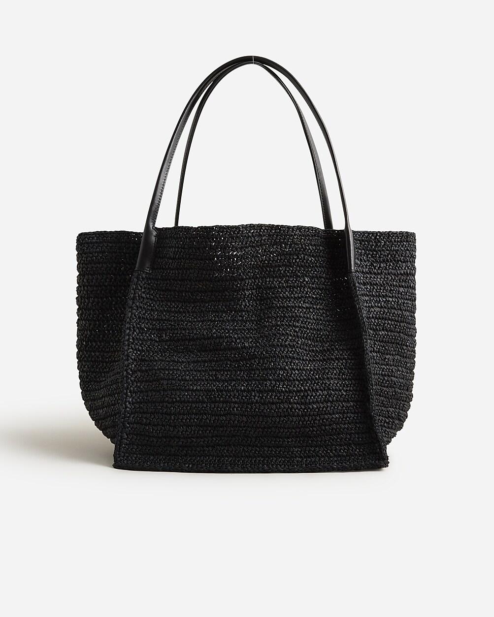 Large hand-knotted packable tote bag by J.CREW