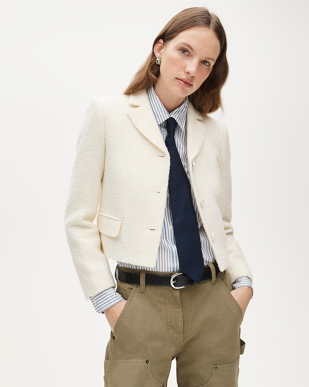 Lenore lady blazer in bouclé tweed by J.CREW