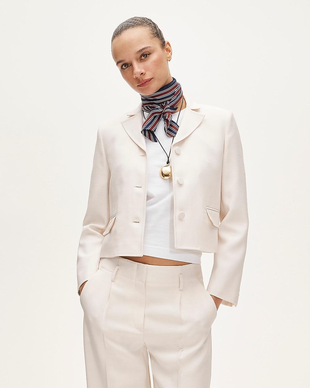Lenore lady blazer in luster canvas by J.CREW