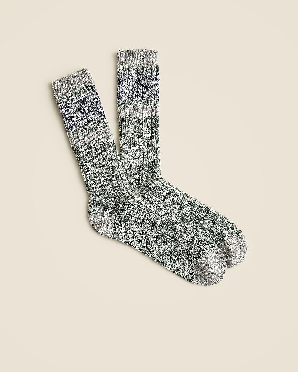 Lightweight slub camp socks by J.CREW