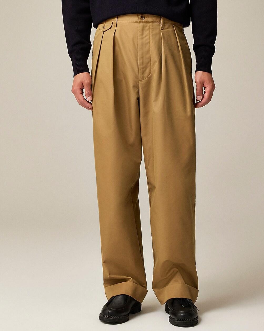 Limited-edition Engineered Garments X J.Crew Relaxed-fit double-pleated chino pant by J.CREW Limited-edition Engineered Garments X J.Crew Relaxed-fit double-pleated chino pant by J.CREW