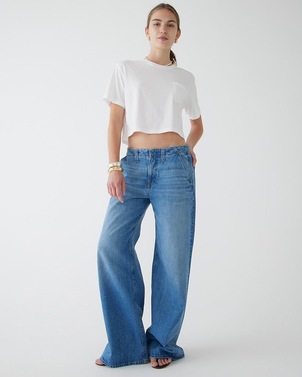 Limited-edition Point Sur puddle jean in Charlotte wash by J.CREW Limited-edition Point Sur puddle jean in Charlotte wash by J.CREW