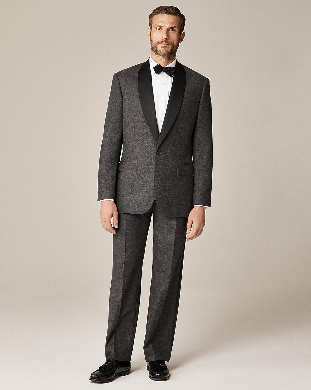 Limited-edition Relaxed-fit shawl-collar tuxedo jacket in English wool flannel by J.CREW