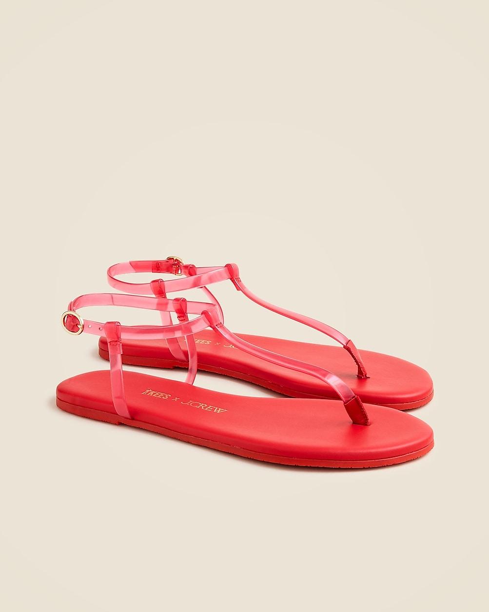 Limited-edition TKEES X J.Crew jelly sandals by J.CREW