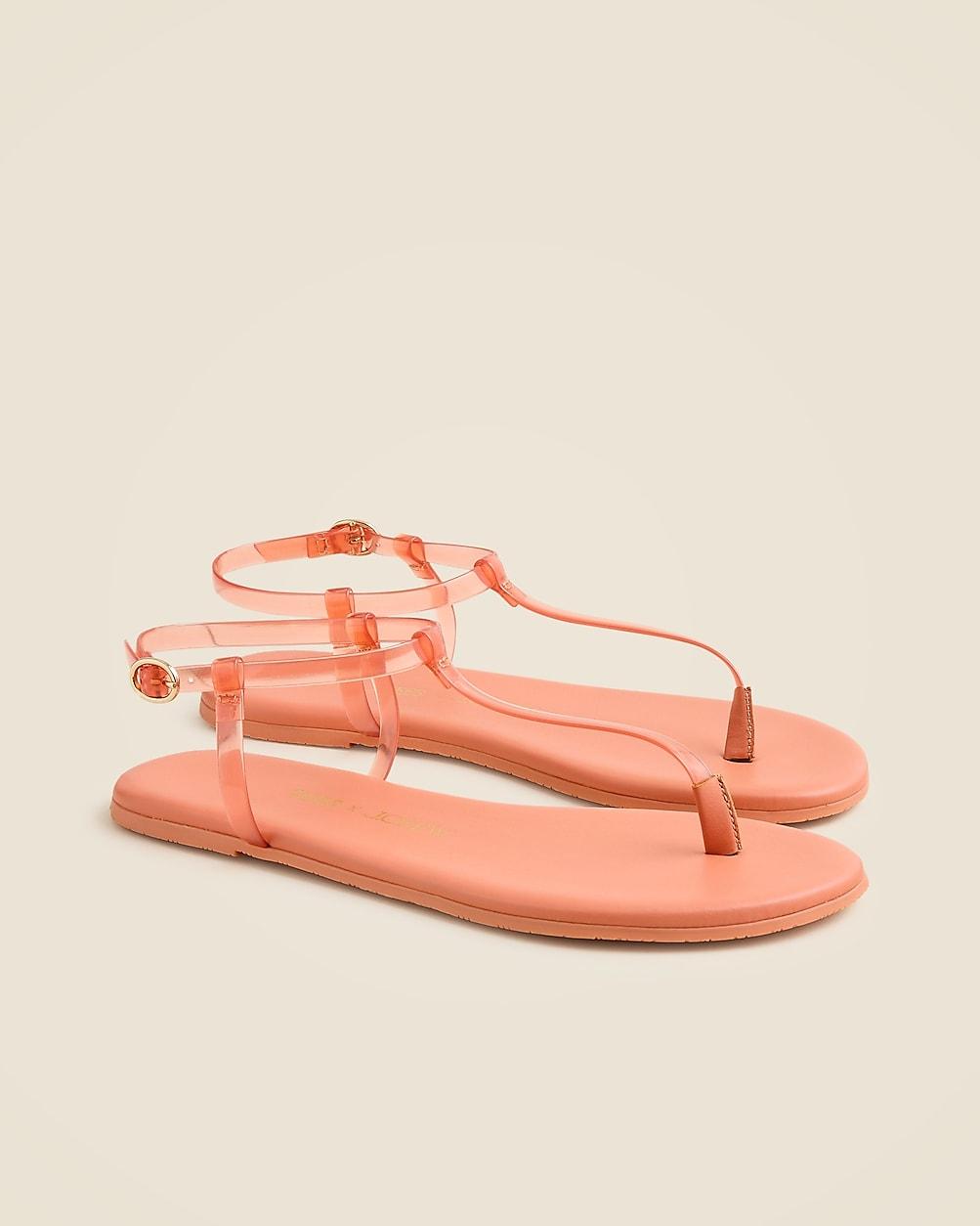 Limited-edition TKEES X J.Crew jelly sandals by J.CREW