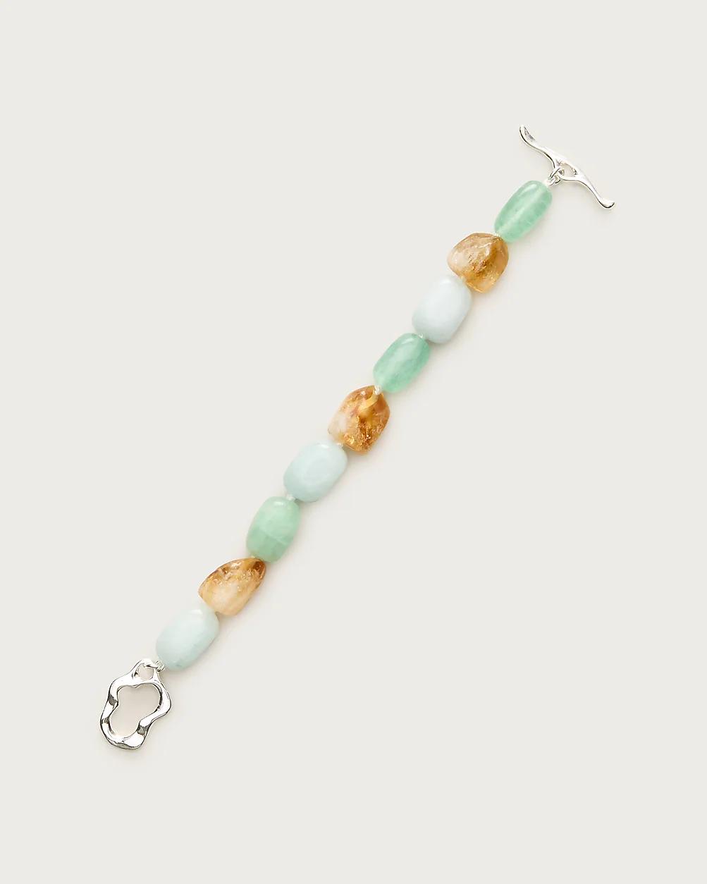 Limited-edition Zycloom X J.Crew mixed-stone bracelet by J.CREW