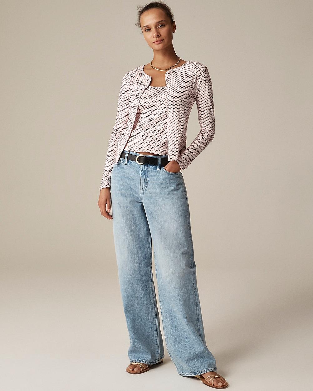 Lower-rise wide-leg jean by J.CREW