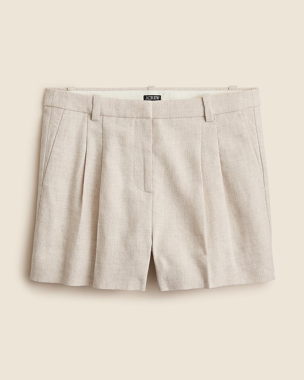 Lucia short in stretch linen blend by J.CREW