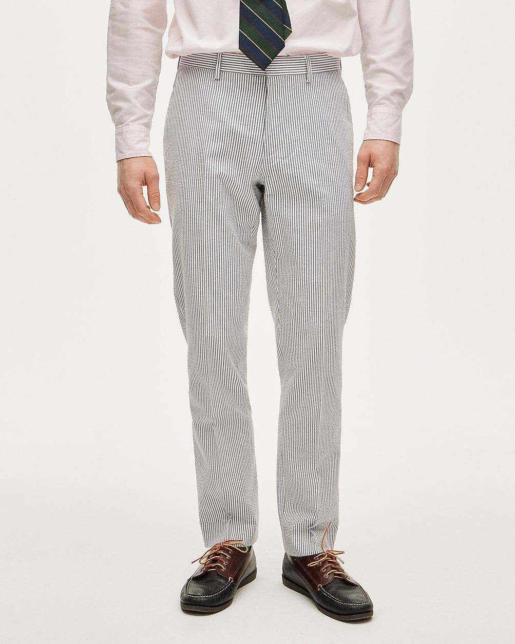 Ludlow Slim-fit suit pant in cotton seersucker by J.CREW