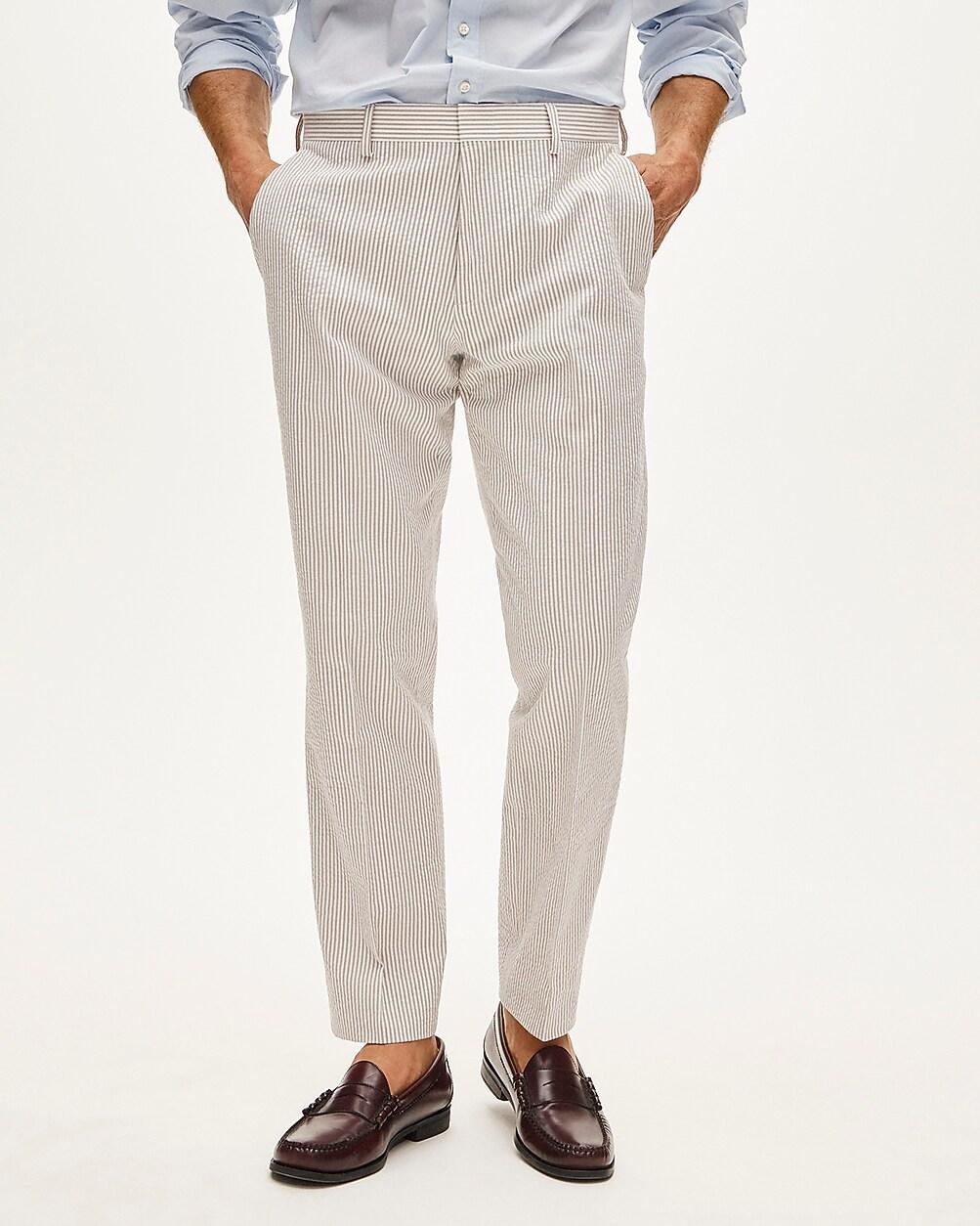 Ludlow Slim-fit suit pant in cotton seersucker by J.CREW