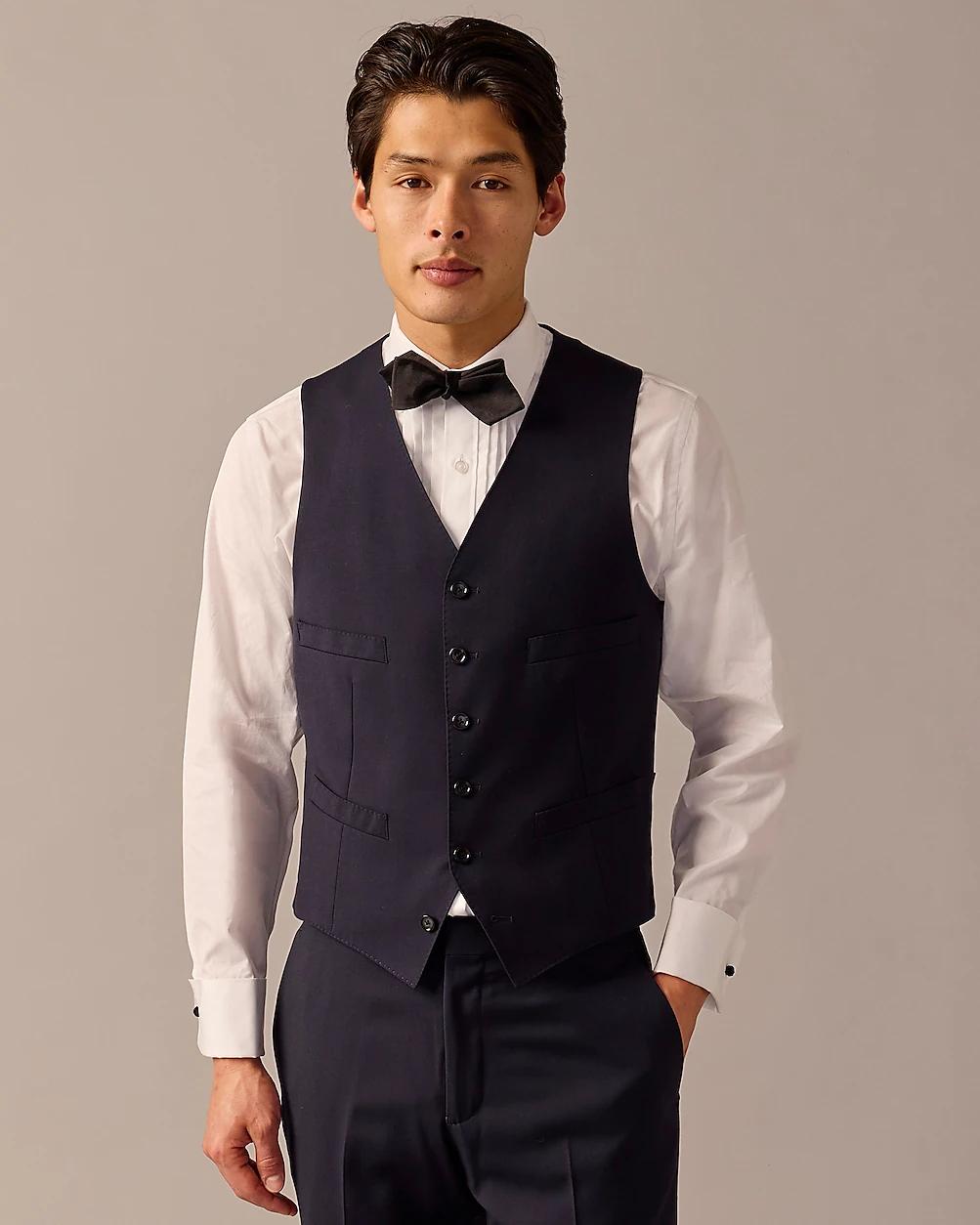 Ludlow Slim-fit tuxedo vest in Italian wool by J.CREW