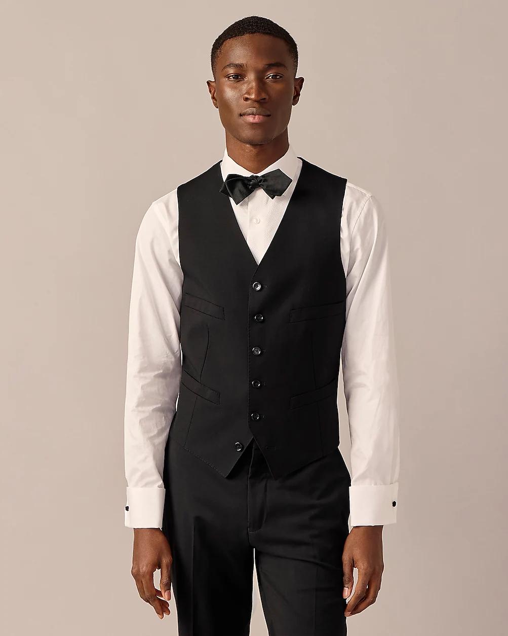 Ludlow Slim-fit tuxedo vest in Italian wool by J.CREW