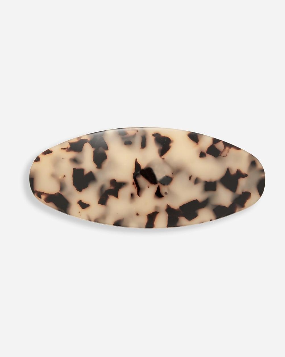 MACHETE jumbo oval clip in classic tortoise by J.CREW