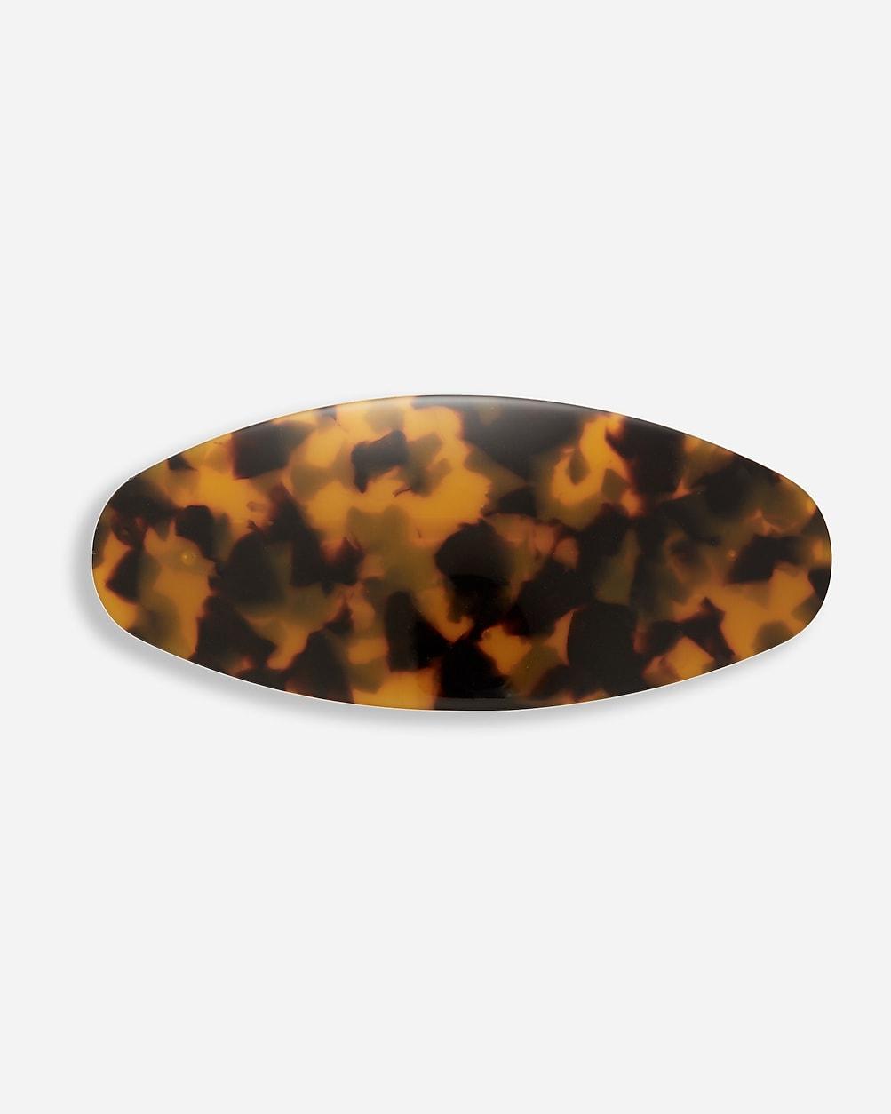 MACHETE jumbo oval clip in classic tortoise by J.CREW
