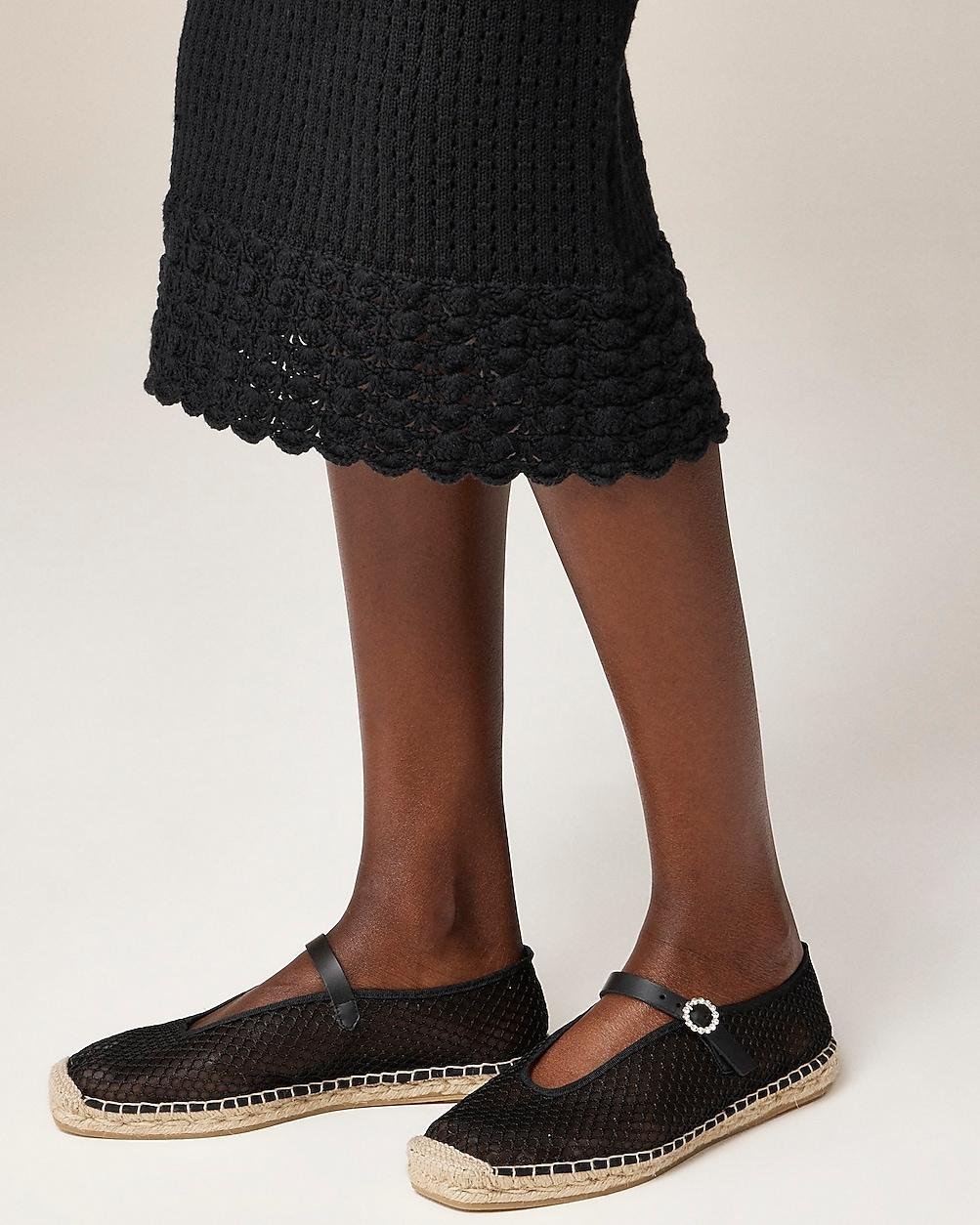 Made-in-Spain Mary Jane espadrilles in mesh by J.CREW