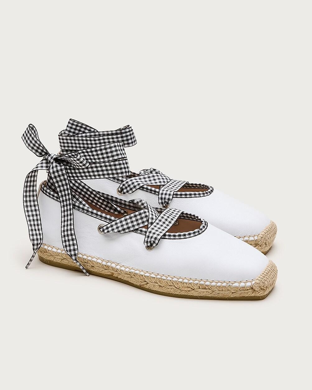 Made-in-Spain Sophie lace-up espadrilles by J.CREW