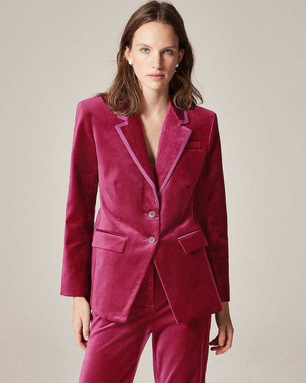 Madelyn blazer in velvet by J.CREW