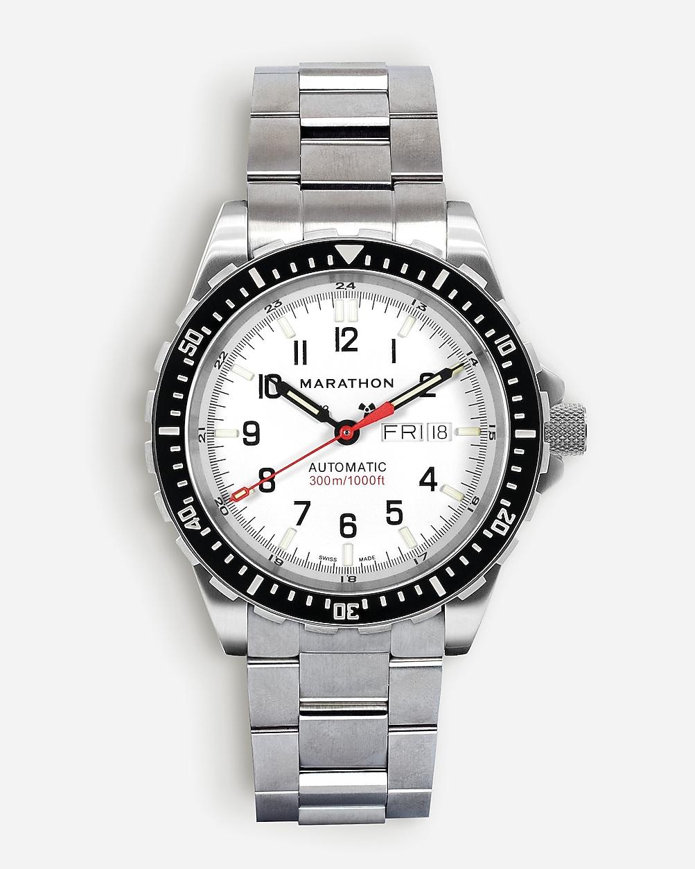 Marathon Watch Company™ Arctic-Edition Jumbo Day/Date Automatic with Stainless Steel Bracelet by J.CREW