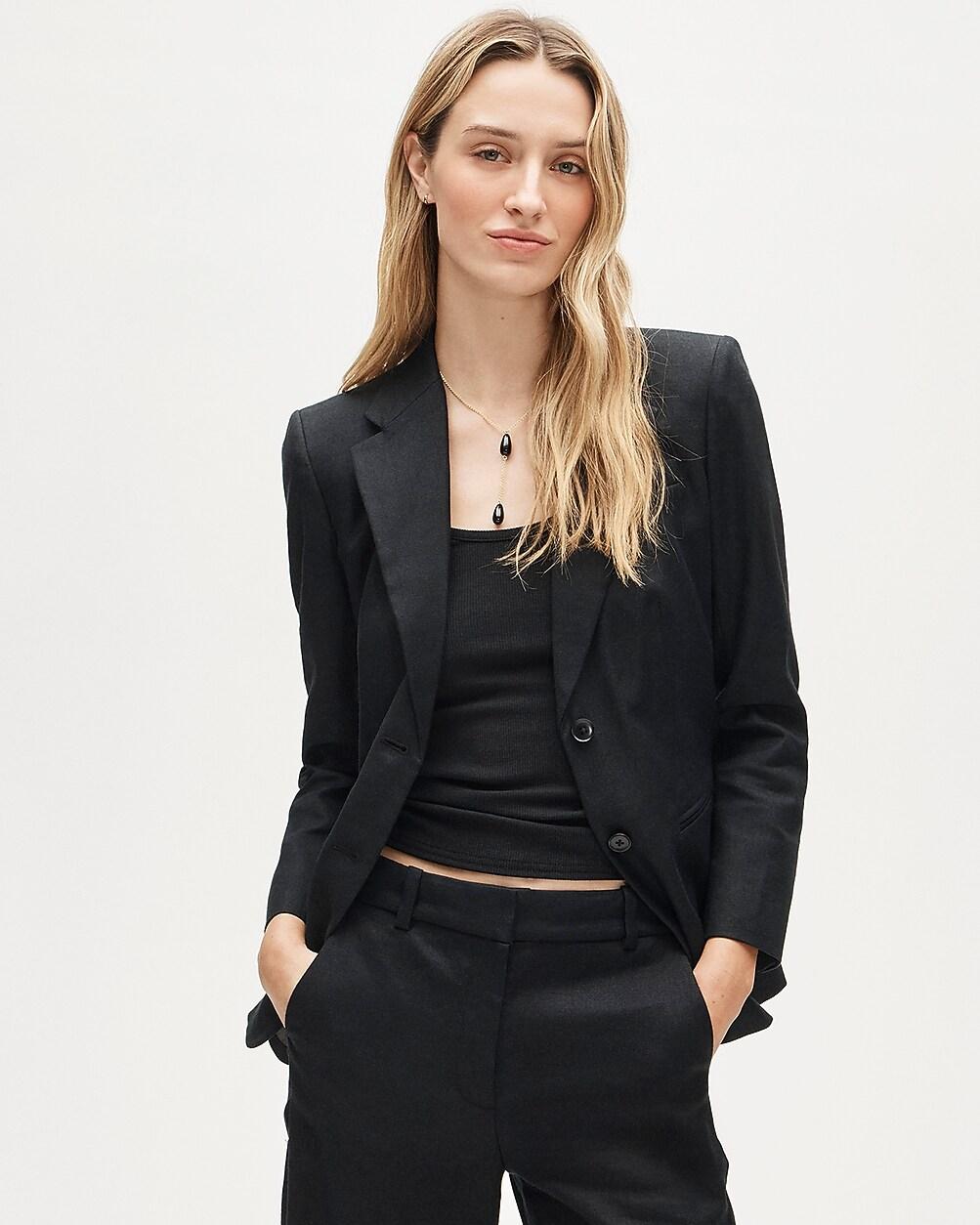 Margeaux blazer in stretch linen blend by J.CREW