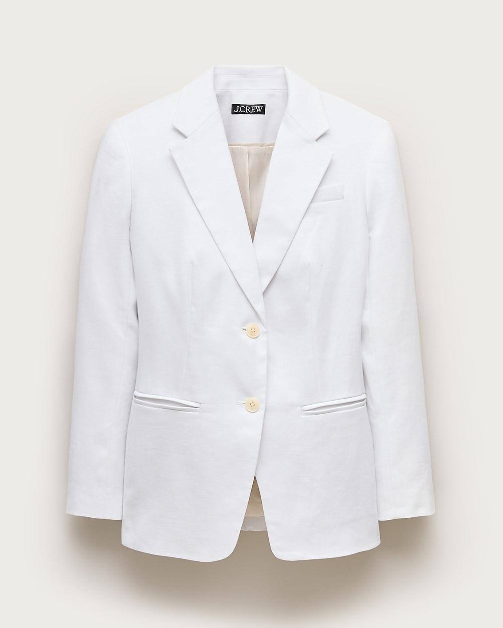 Margeaux blazer in stretch linen blend by J.CREW