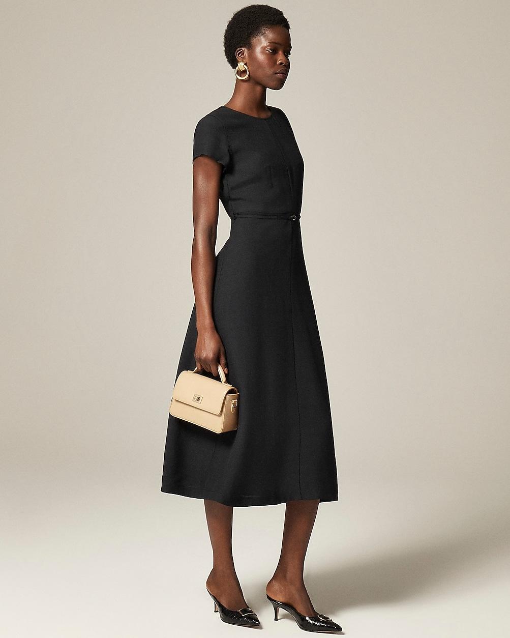 Mathilde dress in luster canvas by J.CREW