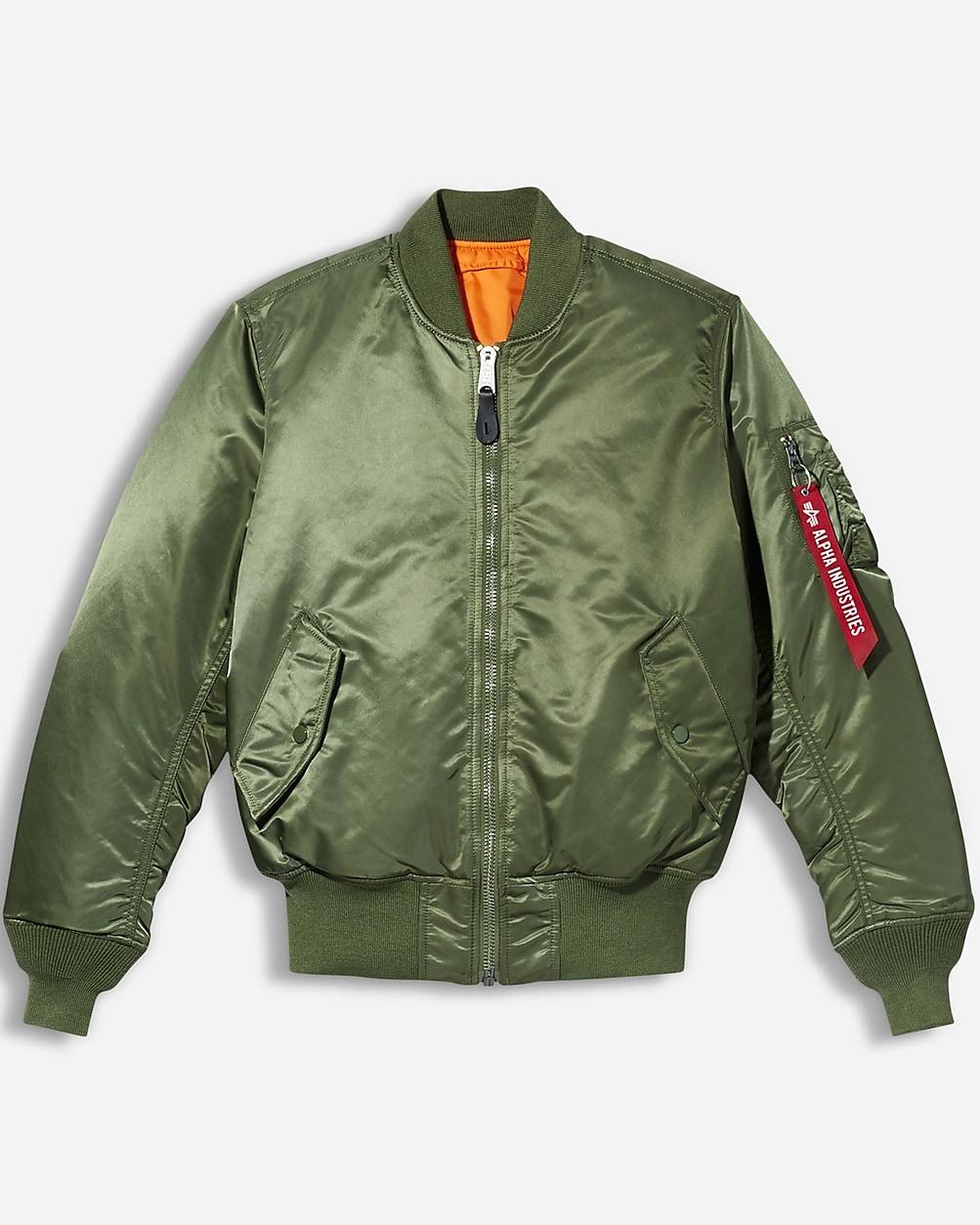 Men's Alpha Industries® MA-1 heritage bomber jacket by J.CREW