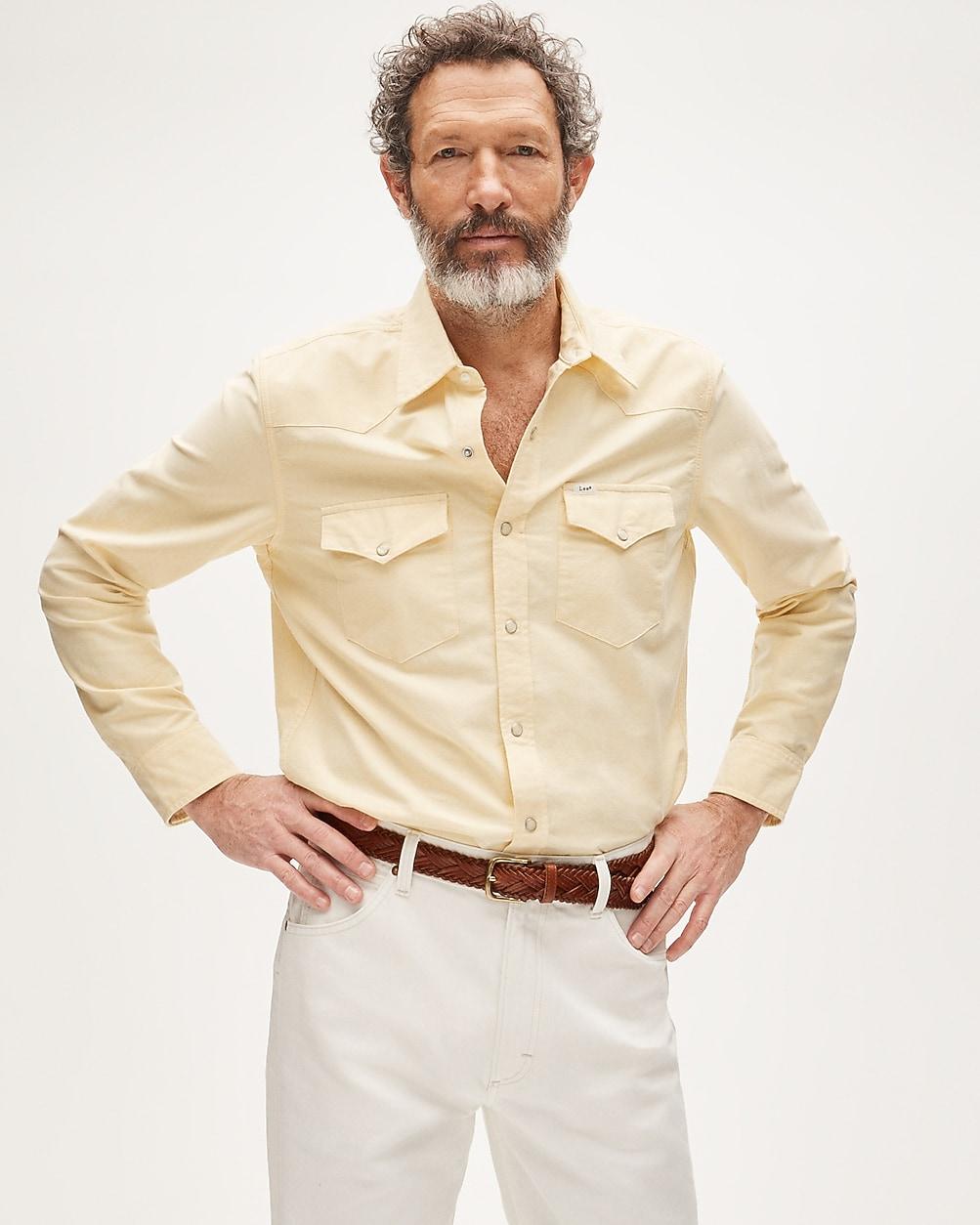 Men's Lee® X J.Crew oxford western shirt by J.CREW