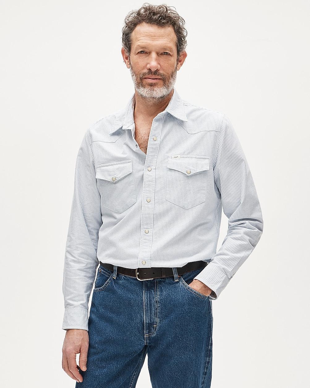 Men's Lee® X J.Crew oxford western shirt by J.CREW