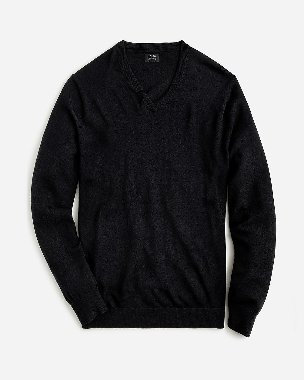 Merino wool V-neck sweater by J.CREW