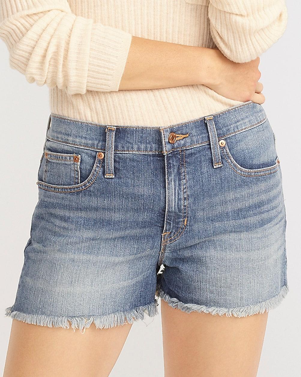 Mid-rise denim short in Squash wash by J.CREW