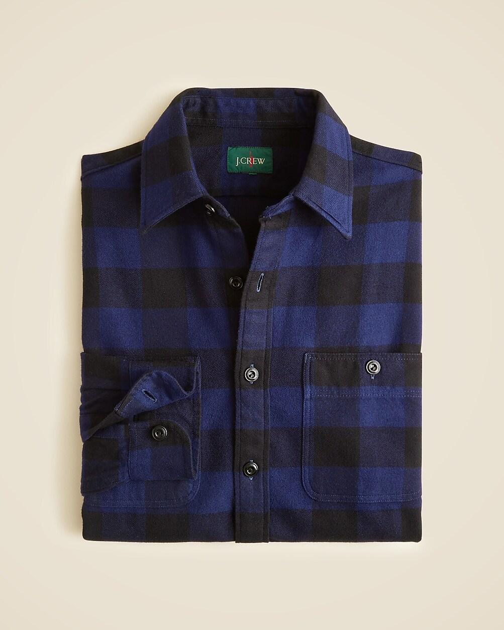 Midweight flannel workshirt by J.CREW