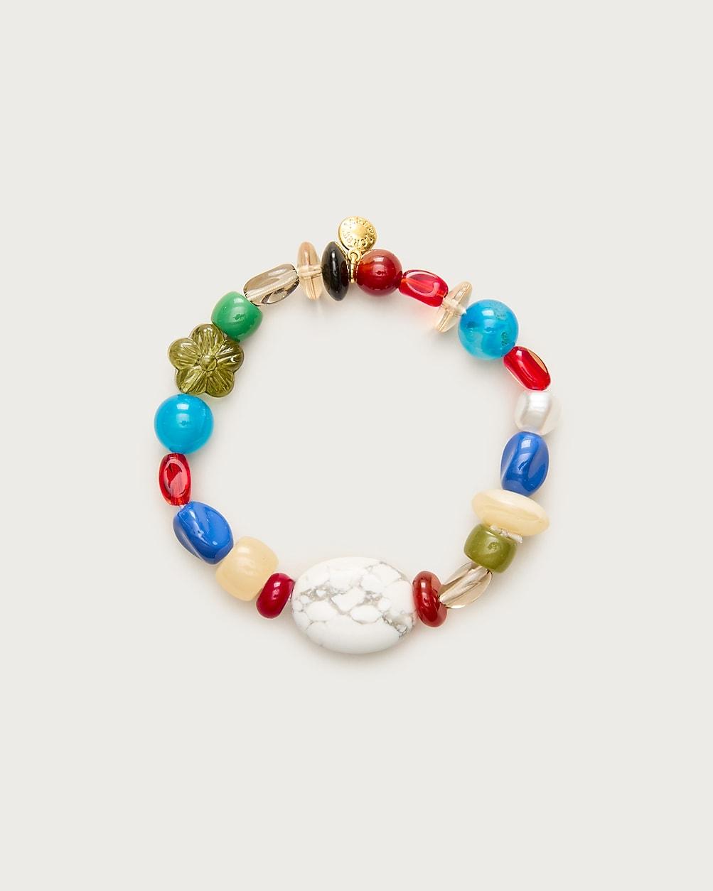 Mixed stone and bead bracelet by J.CREW