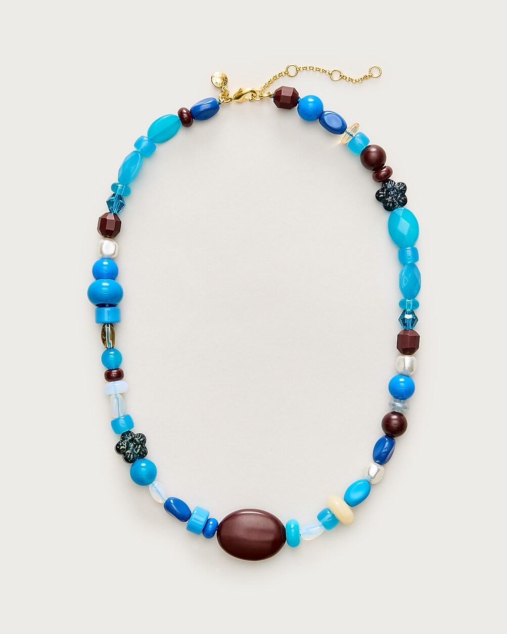 Mixed stone and bead necklace by J.CREW