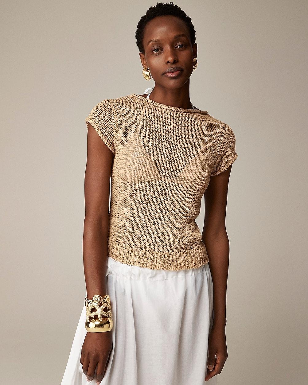 Montauk textured sweater-tee by J.CREW