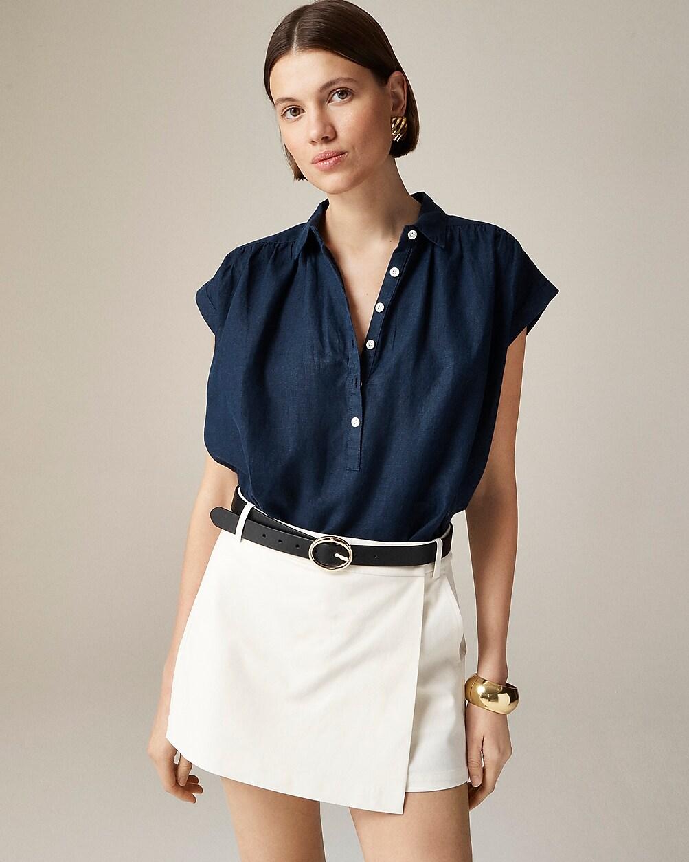 New Capitaine shirt in Baird McNutt Irish linen by J.CREW New Capitaine shirt in Baird McNutt Irish linen by J.CREW