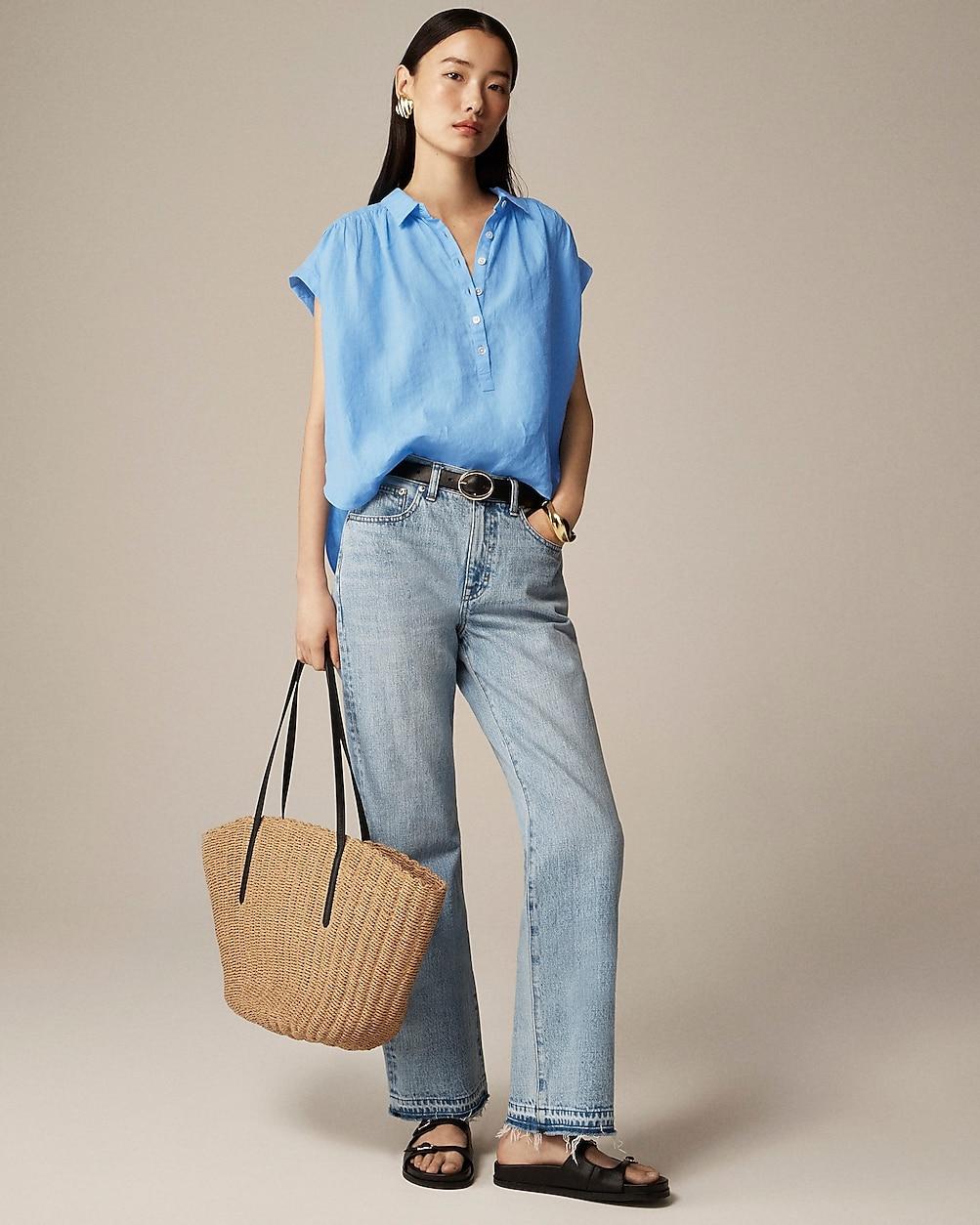 New Capitaine shirt in Baird McNutt Irish linen by J.CREW New Capitaine shirt in Baird McNutt Irish linen by J.CREW