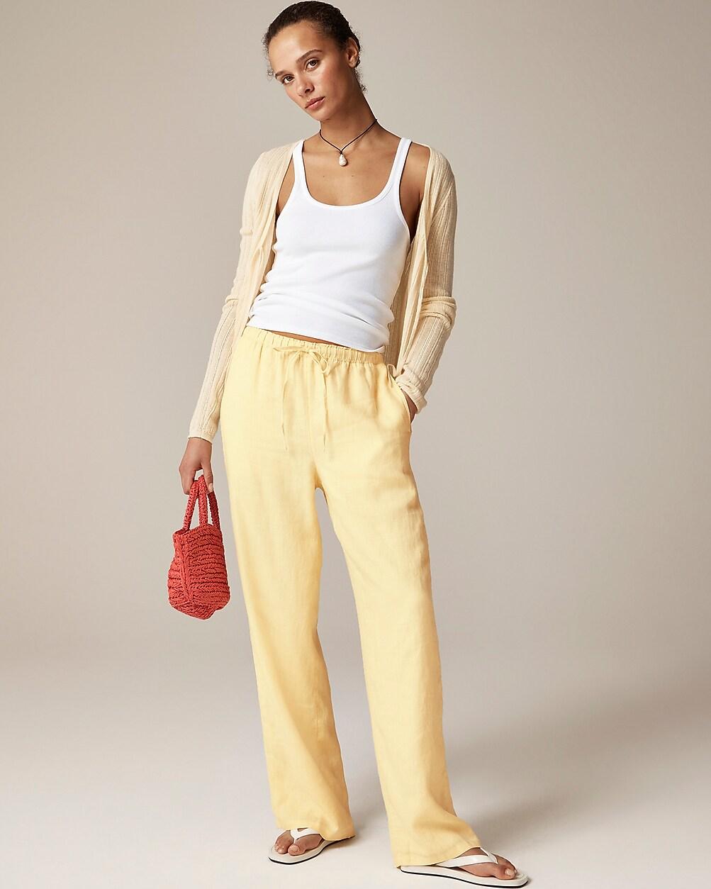 New Soleil pant in linen by J.CREW
